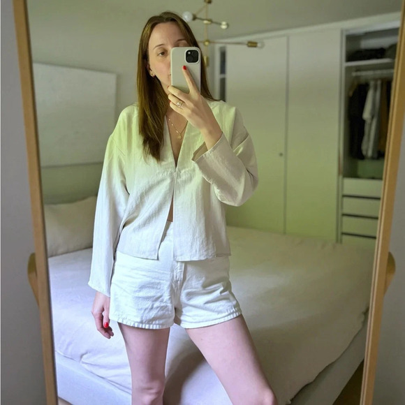 Eileen Fisher Tops - Eileen Fisher 100% Silk kimono cardigan size S